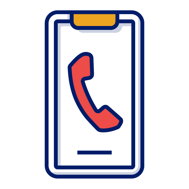 A phone icon.